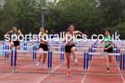Hurdles, 2026 North Eastern Track and Field Champs, Shildon, County Durham. Photo: David T. Hewitson/Sports for All Pics